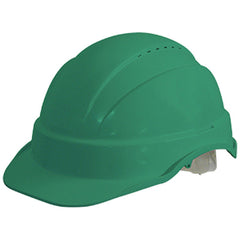 Maxisafe - Vented Hard Hat, Sliplock Harness - Green | HVS590-G