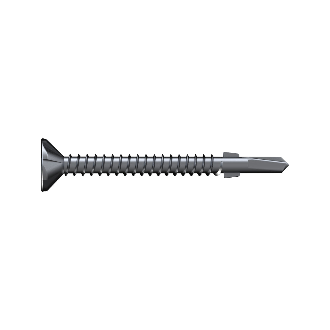 Bremick - Type 17 Screw Countersunk Zinc Yellow 10-12 x 50mm (Box of 500)