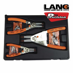 Precision Specialty Tools - SNAP RING PLIERS INTERNAL & EXTERNAL SET OF 3 LANG | HT1465
