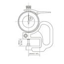 Precision Specialty Tools - Gauge Thickness Dial 0 - 10mm Range 0.1mm Graduation ±0.02 Accuracy | DTG010