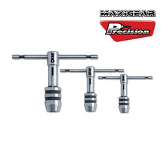 Precision Specialty Tools - Tap Wrench T-handle Solid Jaw #3 M6 - M12 | TWT3