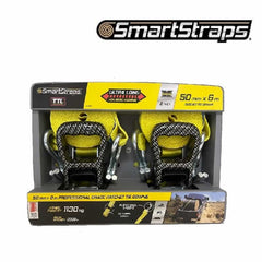 Precision Specialty Tools - SMARTSTRAPS RATCHET TIE DOWN 1130KG 2PK | AU1886