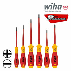 Precision Specialty Tools - SCREWDRIVER INSULATED 1000V AC 6PC SOFT FINISH WIHA | 00833(320N K6)