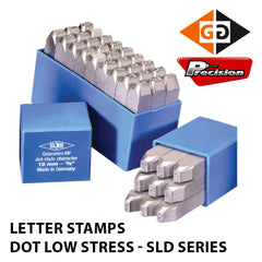 Precision Specialty Tools - Stamps Letter Dot Low Stress 27 Pc Set Gravurem Rp 8mm | SLD08