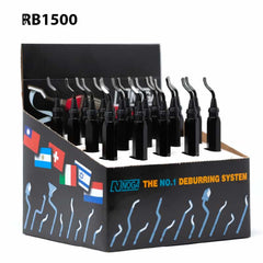 Precision Specialty Tools - RAPID-BURR NOGA DEBURRING TOOL 20 PIECE DISPLAY SET | RB1500