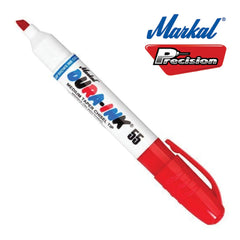 Precision Specialty Tools - MARKER DURA-INK 55 MEDIUM CHISEL TIP 4.5mm MARK RED MARKAL | MK96528