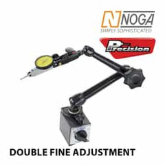 Precision Specialty Tools - HOLDER DIAL GAUGE ARTICULATED ARM DOUBLE FINE ADJUST NOGA | NF6160