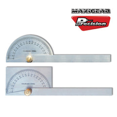 Precision Specialty Tools - Protractor 150mm / 6" Rule 180 Degree Round Head | PRORD