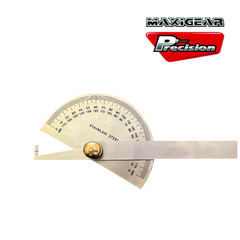 Precision Specialty Tools - Protractor 150mm / 6" Rule 180 Degree Round Head | PRORD