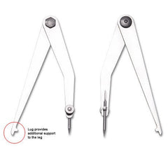 Precision Specialty Tools - Caliper Jenny Hermaphrodite Adjustable Point 100mm | JC100