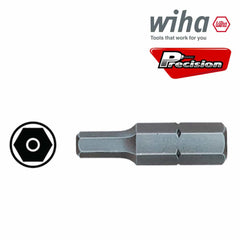 Precision Specialty Tools - HEX DVE SECURITY INSERT BIT WIHA 1/4 HEX 25mm 5/64 | 20558(7013TR)