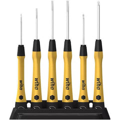 Precision Specialty Tools - SCREWDRIVER SET WIHA 6 PIECE SLOTTED & PHILLIPS | 07152(302HK6SO)