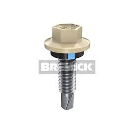 Bremick - Hex Head Self Drilling Screw B8 with Seal 10-16 x 25mm – Wallaby (Box of 1000)
