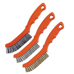 SP Tools - 254mm Workshop Brush Wire 3 Piece Set - 4 x 16 Row | SP30892