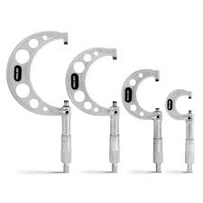 Precision Specialty Tools - Micrometer Outside Set of 4 Pieces 0 - 100mm 0.01mm Graduation | MIC0-100