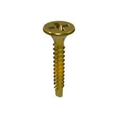 Bremick - Drywall Screw Zinc Yellow Coarse Collated 10-8 x 38mm (Box of 1000)