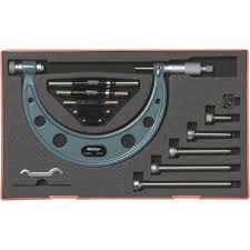 Precision Specialty Tools - Micrometer Outside Set 0 - 150mm with Interchangeable Anvils | MIC0-150SETIA