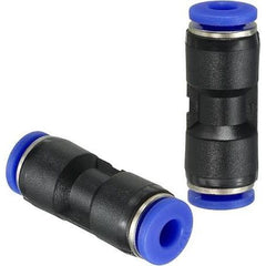 AIP - Commpression Union Blue Nylon Tube Joiner - 1/2" (t) x 3/8" | 33-504-008-006 | TEF4R0806