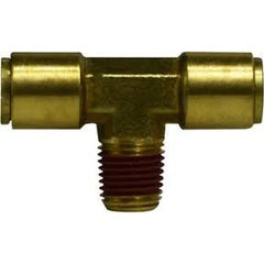AIP - Pushfit Conn. Plastic Branch Tee Male BSPT - 3/8" X | 32-312-006-006 | PF120606