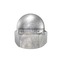 Bremick - Acorn Nut Galvanised Metric M10 (Box of 100)