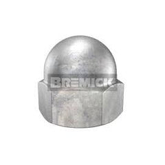 Bremick - Acorn Nut Galvanised Metric M10 (Box of 100)