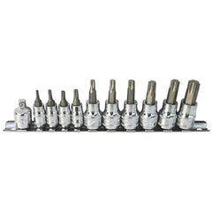 SP Tools - 1/4" & 3/8" Drive Socket Rail Torx 11 Piece | SP20440