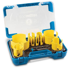 Sutton Tools - 19-111mm Holesaw H127 TCT Multi-purpose Plumber Set 9Pc | H127MP7