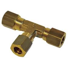 AIP - Compression Union Brass Tube Tee - 6mm (t) X | 33-114-m06 | BFM1406