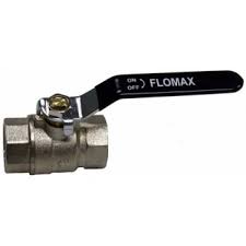 AIP - Ball Valve Brass F & F S/steel Lever Handle Black General Purpose Bspp - 4" | 25-002-064 | FMBV100