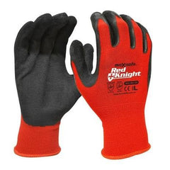 Maxisafe - Red Knight Nylon glove with Latex Gripmaster Coating Technology - Medium Green | GNL156-08-01