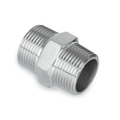 AIP - Nipple 316 S/steel Hex Crossover BSPT / NPT - 1" x | 54-008-016-016 | SSHN25BN