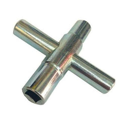 AIP - Hose Cock / Garden Tap Brass Anti Vandal Watermark - 4 Way | 25-244-002 | AVKEY4W