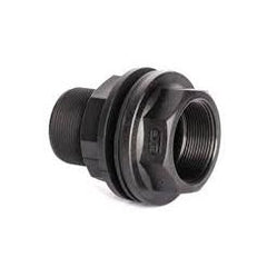 AIP - Bulk Head Black Nyglass BSP - 2" X | 27-300-032 | AIPTTI50