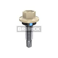 Bremick - Hex Head Self Drilling Screw B8 with Seal 10-16 x 25mm – Basalt (Box of 1000)