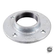 AIP - Flange Gal Steel Connector Straight (fixed / Table D x 300mm Long - 10" | 21-925-160-300 | FS10300