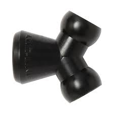 Precision Specialty Tools - LOC-LINE 1/4 INCH SYSTEM Y FITTING BLACK (pk of 2) | 41408-BLK