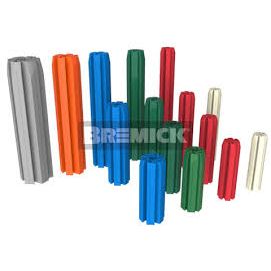 Bremick - Wall Plug PVC Frame Red 6 x 35mm (Box of 500)
