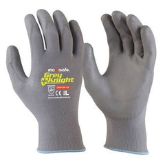 Maxisafe - Grey Knight Nylon glove with Polyurethane (PU) Palm coating - 2XLarge Grey | GNP136-11-01