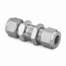 AIP - Compression Union Brass Bulkhead Tube Joiner - 8mm (t) X | 33-131-m08 | BFM3108