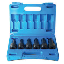 Action 6 Pc 3/4" Drive Metric Hex Driver Set - Carton (x4)