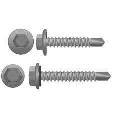 Bremick - Hex Head Self Drilling Screw B8 with Seal 12-14 x 75mm – Surfmist (Box of 500)
