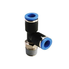 AIP - Compression Conn. Blue Nylon Run Tee Male BSPT - 1/4" (t) x 1/8" | 33-513-004-002 | TEF130402