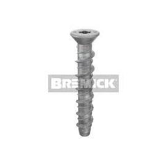Bremick - Masonry Screw Anchor Countersunk Galvanised 12 x 100mm (Box of 50)