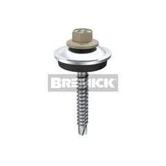 Bremick - Self Drilling Screw Hex B8 with Bonded Aluminium Washer 6.2-13 x 25mm (Box of 250)