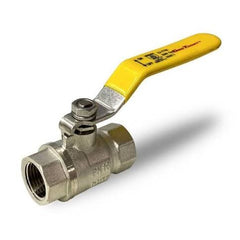 AIP - Ball Valve Brass Lever Handle Aga Approved Double Flare - 3/4" | 25-037-012 | DFBV20