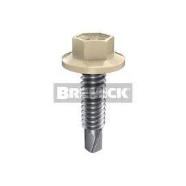 Bremick - Hex Head Self Drilling Screw B8 with Seal 12-24 x 20mm – Pale Eucalypt (Box of 500)