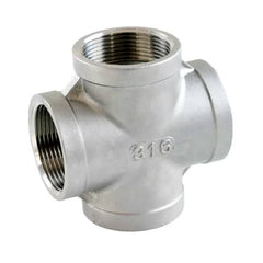 AIP - Cross Female 316 S/steel BSP - 1" | 54-195-016 | SSX25