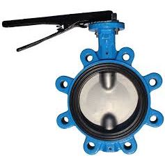 AIP - Butterfly Valve Cast Iron Lugged Table E Nbr Lever Operated - 4" | 25-821-064 | BFVWLL100