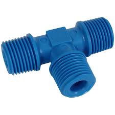 AIP - Tee Blue Nylon Equal M & M & M BSPT - 1/2" | 58-662-008 | TEF5008