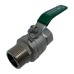 AIP - Ball Valve Brass F & F S/steel Lever Handle Green Watermark / Aga Approved Bspp - 2" | 25-005-032 | VALGAS50